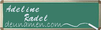 Adeline Radel Visitenkarte